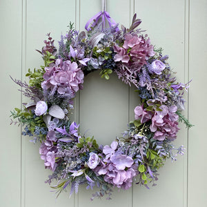 Secret Garden Wreath - Purple