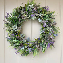 Load image into Gallery viewer, Greenery &amp; Lavender Wreath - Large
