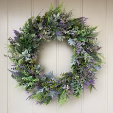 Load image into Gallery viewer, Greenery &amp; Lavender Wreath - Large
