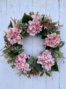 Blush Hydrangea Wreath - Field & Rose