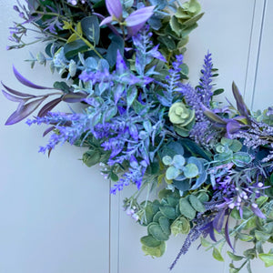 Greenery & Lavender Wreath - Large