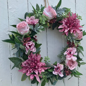 Flower Bomb Wreath - Field & Rose