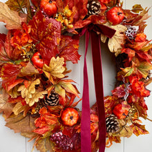 Load image into Gallery viewer, Autumn Pumpkin Patch Wreath - Medium
