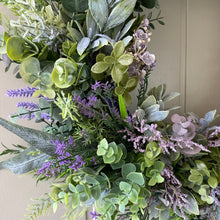 Load image into Gallery viewer, Greenery &amp; Lavender Wreath - Large
