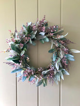 Load image into Gallery viewer, Lambs Ear &amp; Eucalyptus Wreath - Field &amp; Rose
