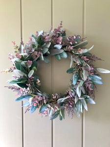 Lambs Ear & Eucalyptus Wreath - Field & Rose