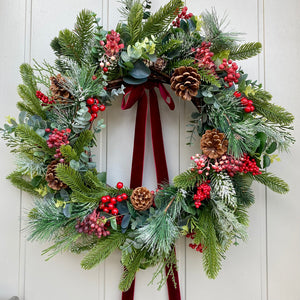 Very Berry Wreath - Medium