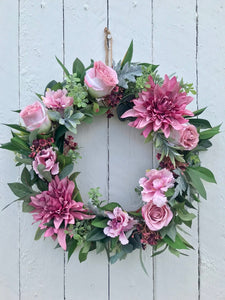 Flower Bomb Wreath - Field & Rose