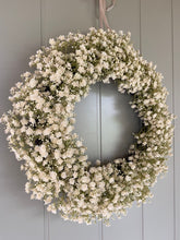 Load image into Gallery viewer, White Gypsophila Wreath - Large
