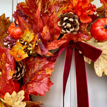 Load image into Gallery viewer, Autumn Pumpkin Patch Wreath - Medium
