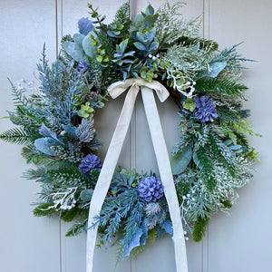 Christmas Frosted Foliage - Medium