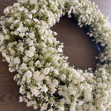 Load image into Gallery viewer, White Gypsophila Wreath - Large
