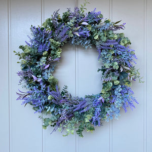 Greenery & Lavender Wreath - Large