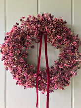 Load image into Gallery viewer, Mini Ruby Gypsophila Wreath - Field &amp; Rose
