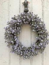 Load image into Gallery viewer, Lilac Gypsophila Wreath - Field &amp; Rose
