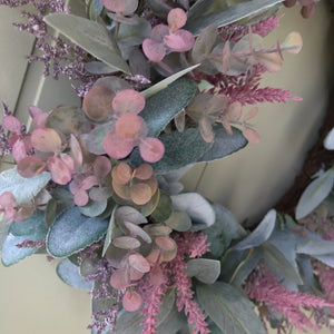 Lambs Ear, Lavender & Eucalyptus Wreath - Field & Rose