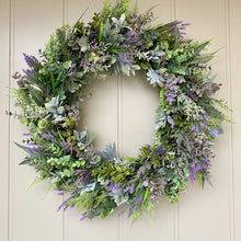 Load image into Gallery viewer, Greenery &amp; Lavender Wreath - Large
