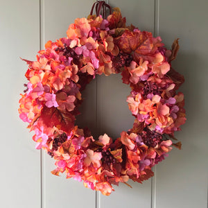 Autumn Hydrangeas Wreath - Field & Rose