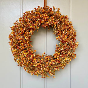 Autumn Gypsophila Wreath