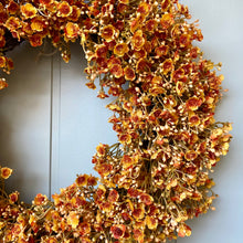 Load image into Gallery viewer, Autumn Gypsophila Wreath
