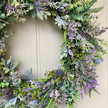 Load image into Gallery viewer, Greenery &amp; Lavender Wreath - Large
