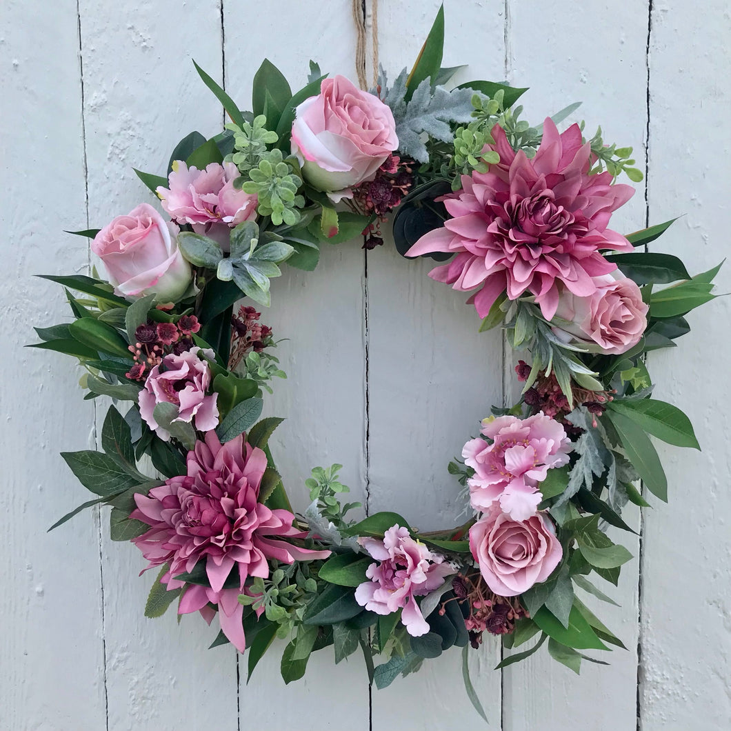 Flower Bomb Wreath - Field & Rose