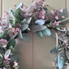 Load image into Gallery viewer, Lambs Ear &amp; Eucalyptus Wreath - Field &amp; Rose
