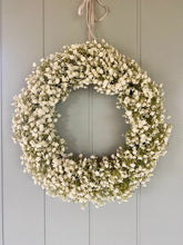 Load image into Gallery viewer, White Gypsophila Wreath - Large
