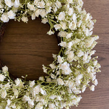 Load image into Gallery viewer, Mini White Gypsophila Wreath
