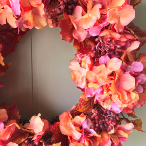 Autumn Hydrangeas Wreath - Field & Rose