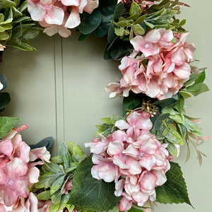 Blush Hydrangea Wreath - Field & Rose