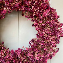 Load image into Gallery viewer, Ruby Gypsophila Wreath
