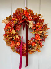 Load image into Gallery viewer, Autumn Pumpkin Patch Wreath - Medium
