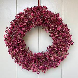 Ruby Gypsophila Wreath