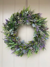 Load image into Gallery viewer, Greenery &amp; Lavender Wreath - Large
