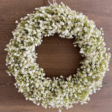 Load image into Gallery viewer, White Gypsophila Wreath - Large
