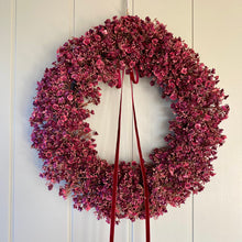 Load image into Gallery viewer, Ruby Gypsophila Wreath - Large
