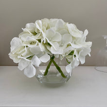 Load image into Gallery viewer, White Hydrangeas in Vase - Medium - Field &amp; Rose
