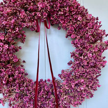 Load image into Gallery viewer, Ruby Gypsophila Wreath - Large
