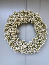 Load image into Gallery viewer, White Gypsophila Wreath - Large - Field &amp; Rose
