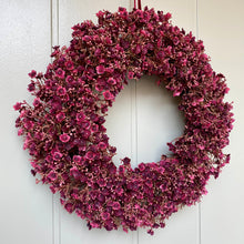 Load image into Gallery viewer, Ruby Gypsophila Wreath
