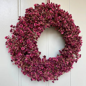 Ruby Gypsophila Wreath