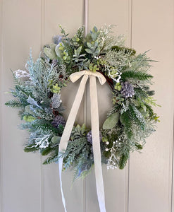 Christmas Frosted Foliage - Medium