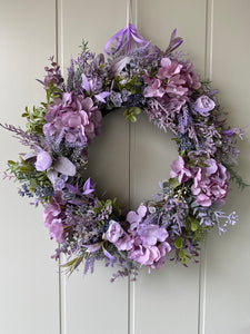 Secret Garden Wreath - Purple