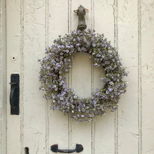 Lilac Gypsophila Wreath - Field & Rose