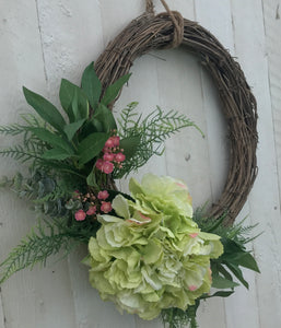 Hydrangea Wreath - Field & Rose