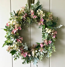 Load image into Gallery viewer, Antique Wildflower Wreath - Medium - Field &amp; Rose
