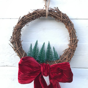 Christmas Woodland Wreath - Small - Field & Rose