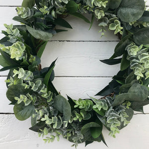 Eucalyptus Wreath . Door wreath. Made in Ireland. Field and Rose