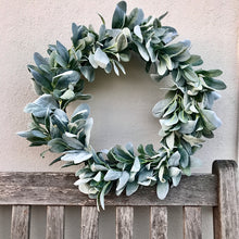 Load image into Gallery viewer, Lambs Ear Wreath - Large - Field &amp; Rose
